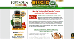 Desktop Screenshot of forskolinspremium.com